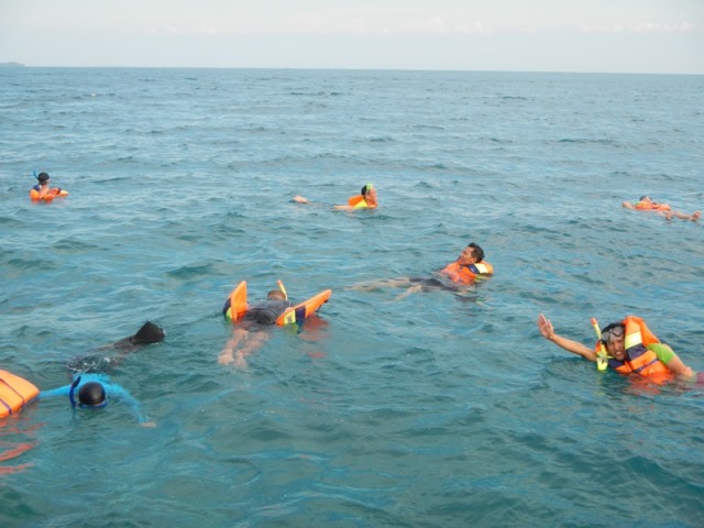 Snorkeling ceria